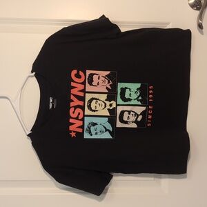 Retro NSYNC crop t-shirt size medium